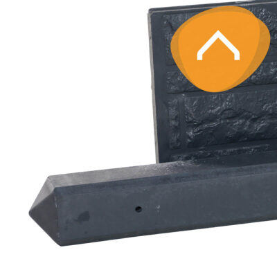 Rotsmotief Premium Antraciet Gecoat