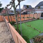 Premium antraciet met Douglas 21-planks schermen