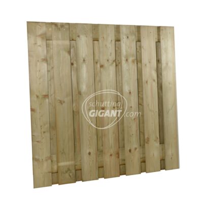 Scherm 15 planks  (13+2) - Grenen