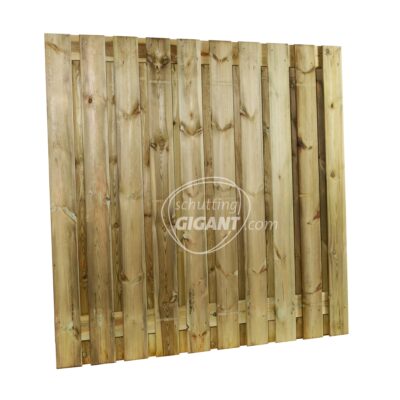 Scherm 21 planks (19+2) - Grenen
