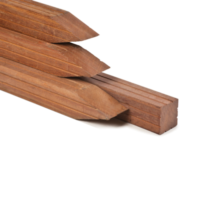 Angelim Vermilho geschaafd - Hardhout 6,5x6,5 - FSC©