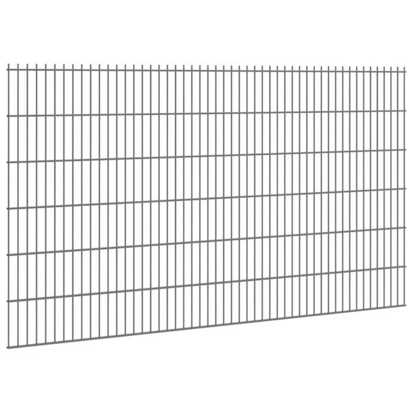 Dubbelstaafmat Hekwerk - 6/5/6 - Hoogte 123 cm - Antraciet