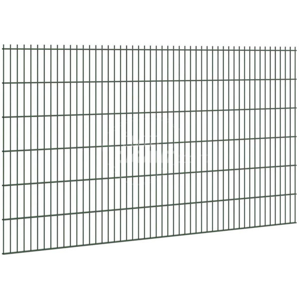 Dubbelstaafmat Hekwerk - 6/5/6 - Hoogte 123 cm - Zwart