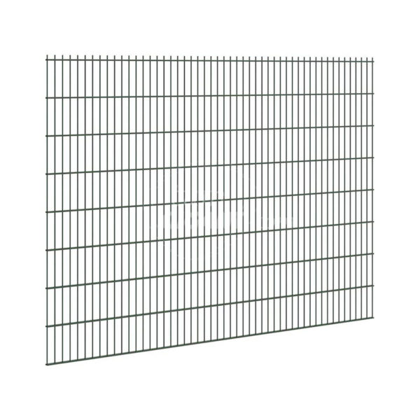 Dubbelstaafmat Hekwerk - 6/5/6 - Hoogte 163 cm - Zwart