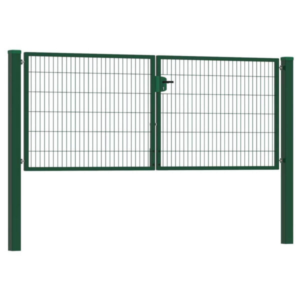 Dubbele poort - 300 cm breed - Groen