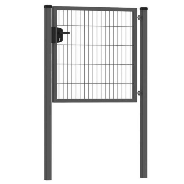 Enkele poort - 100 cm breed - Antraciet