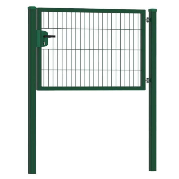 Enkele poort - 125 cm breed - Groen