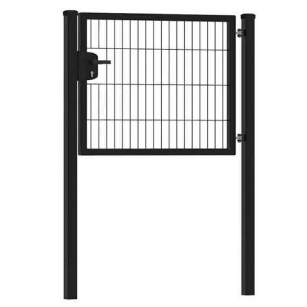 Enkele poort - 100 cm breed - Zwart