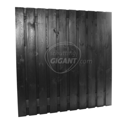 zwart 21 planks schuttingscherm tuinscherm