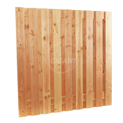 red class wood 19 planks schuttingscherm tuinscherm