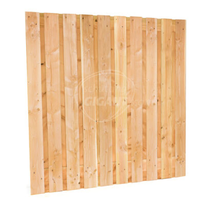 red class wood 21 planks schuttingscherm tuinscherm