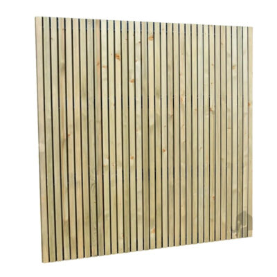 elephant stripes elan met zwart doek groen geimpregneerd latten scherm