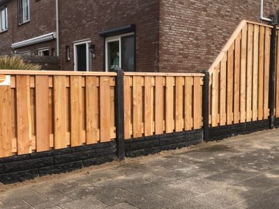 Red Class Wood hout beton schutting